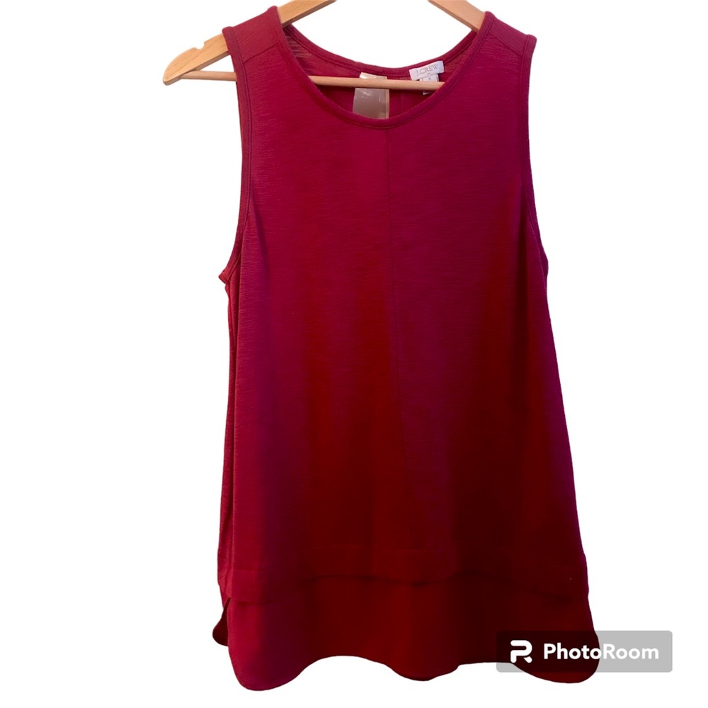 J. Crew Factory Drapey Tank Top with Silky Hem